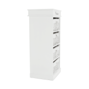 4-šuplíková komoda, biela, BLANCO