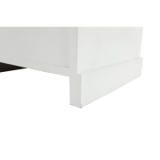 4-šuplíková komoda, biela, BLANCO