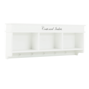 Vešiak, biela, BLANCO