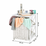 Kôš na bielizeň, biela, RAFAELLO