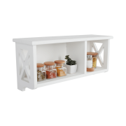 Závesná polica, biela, RAFAELLO