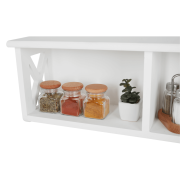 Závesná polica, biela, RAFAELLO