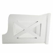 Závesná polica, biela, RAFAELLO