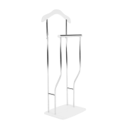 Vešiak, nemý sluha, chróm/biela, ELIAS