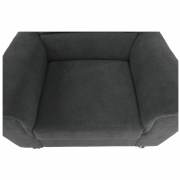 Kreslo, sivá látka, SANTIAGO