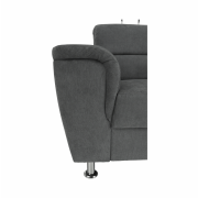 Kreslo, sivá látka, SANTIAGO