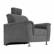 Kreslo, sivá látka, SANTIAGO