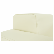 Kreslo, ekokoža béžová, HOMKER