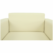 Kreslo, ekokoža béžová, HOMKER