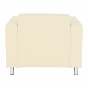 Kreslo, ekokoža béžová, HOMKER