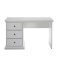 PC stôl, biela, PARIS 77821