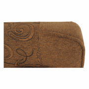 Rozkladacia pohovka, látka zlatá/vzor, ASIA NEW