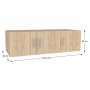 Nadstavec na skriňu, dub sonoma, INVITA TYP 7