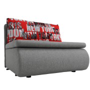 Rozkladacie kreslo, sivá, KENY NEW