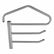 Vešiak, nemý sluha, kov, sivý, OTMAR