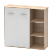 Skrinka, dub sonoma/biela, MAURUS NEW MA32