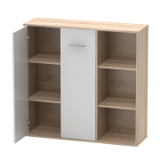 Skrinka, dub sonoma/biela, MAURUS NEW MA32