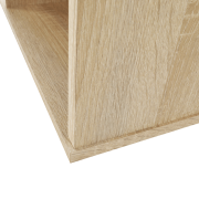 Skriňa s regálom, dub sonoma/biela, MAURUS NEW MA52