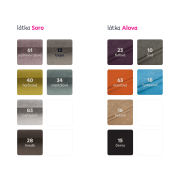 Kreslo ušiak s taburetom, látka hnedé káro/buk, ASTRID