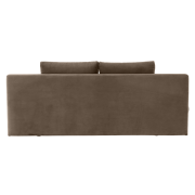 Rozkladacia pohovka, látka capuccino/béžová, CLIV