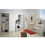 Kombinovaná skriňa, biela, NATALI TYP 6