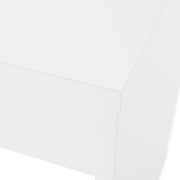 PC stôl, biela/betón, NOE NEW