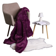 Príručný stolík, biela/drevo natural, TAVAS