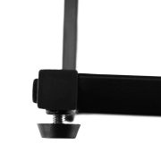 Príručný stolík, dub/čierna, KALA