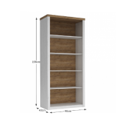 Regál R3, sosna andersen/dub lefkas, PROVANCE