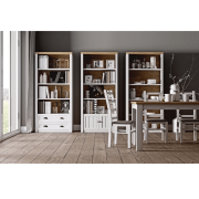 Regál R3, sosna andersen/dub lefkas, PROVANCE