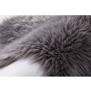 Umelá kožušina, sivá, 60x90, EBONY TYP 5