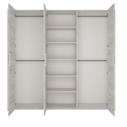 Skriňa Typ 22 3D, biela craft, ANGEL