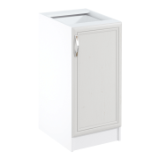 Dolná skrinka D40, pravá, biela/sosna Andersen, SICILIA