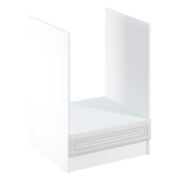 Dolná skrinka na vstavané spotrebiče D60ZK, biela/sosna Andersen, SICILIA