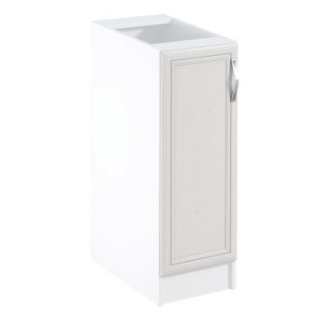 Dolná skrinka D30, ľavá, biela/sosna Andersen, SICILIA