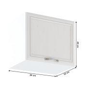 Horná skrinka G50K, biela/sosna Andersen, SICILIA