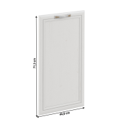 Dvierka na vstavanú umývačku riadu, 44,6x71,3, sosna Andersen, SICILIA