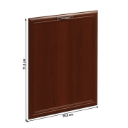 Dvierka na vstavanú umývačku riadu, 59,6x71,3, orech Milano, SICILIA