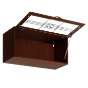 Horná skrinka G80KS so sklom, orech Milano, SICILIA