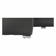 Rohová sedacia súprava, sivá, TRAMP