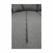 Rohová sedacia súprava, sivá, TRAMP