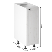 Dolná skrinka D30, pravá, biela/sosna andersen, PROVANCE