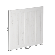 Dvierka na umývačku riadu, sosna andersen, 59,6x57, PROVANCE