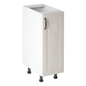 Spodná skrinka, biela/sosna nordická, pravá, ROYAL D30