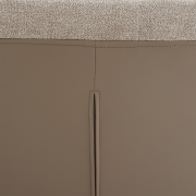 Jedálenská stolička, béžová/chróm, SALOMA NEW