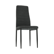 Stolička, tmavosivá látka/čierny kov, COLETA NOVA