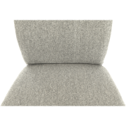 Jedálenská stolička, béžový melír/chróm, OLIVA NEW