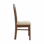 Jedálenská stolička, orech/béžová, OLEG NEW