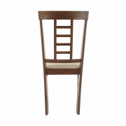 Jedálenská stolička, orech/béžová, OLEG NEW