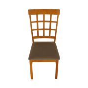 Stolička, čerešňa/béžovohnedá, GRID NEW